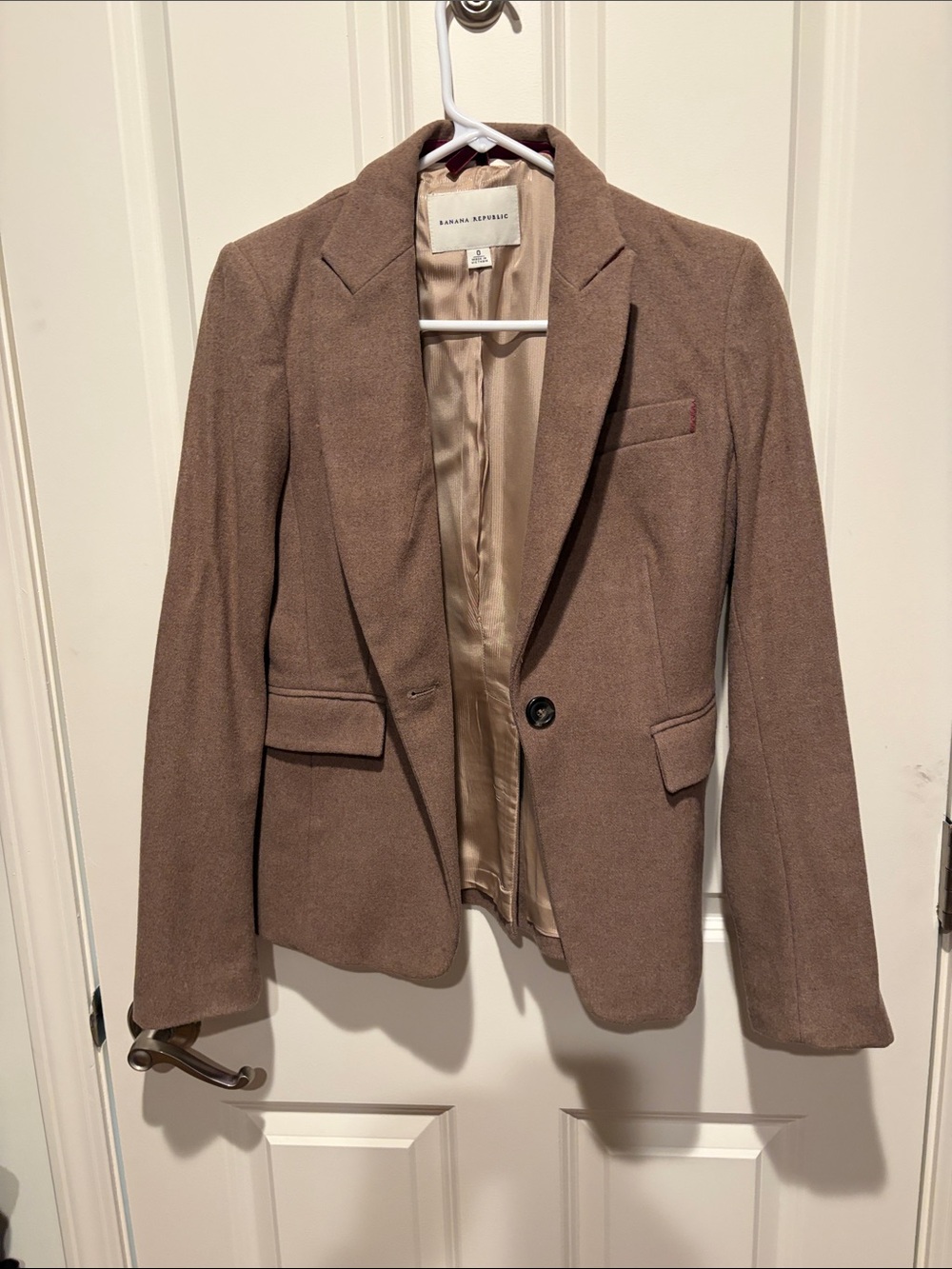 Banana Republic women's brown-taupe tailored blazer